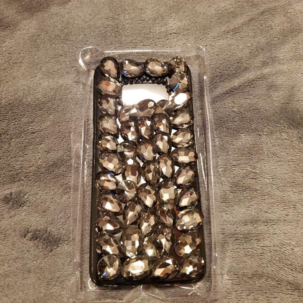 NEW RHINESTONE BLING DIAMOND JEWELED CRYSTAL CASE